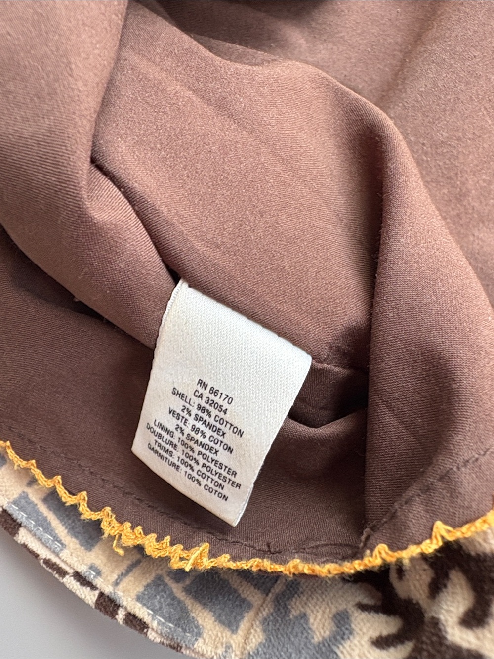 Maeve Yellow Black Gray Geometric Mini Skirt - Picture 4 of 5